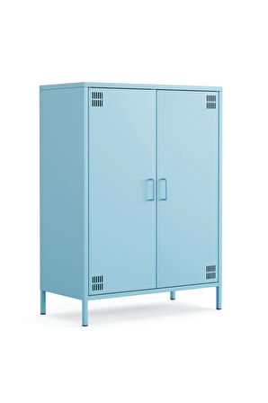 Pera Metal Dolap 2 Kapılı 80,50 x 40 x 109,50 cm - 9 Renk Seçeneği Bulunmaktadır