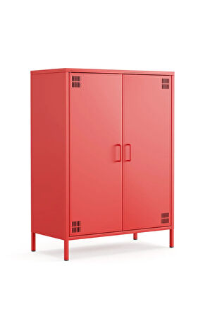 Pera Metal Dolap 2 Kapılı 80,50 x 40 x 109,50 cm - 9 Renk Seçeneği Bulunmaktadır