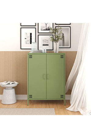 Pera Metal Dolap 2 Kapılı 80,50 x 40 x 109,50 cm - 9 Renk Seçeneği Bulunmaktadır