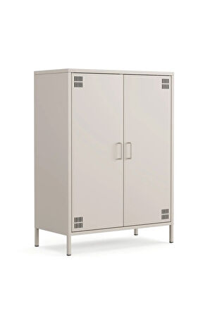 Pera Metal Dolap 2 Kapılı 80,50 x 40 x 109,50 cm - 9 Renk Seçeneği Bulunmaktadır