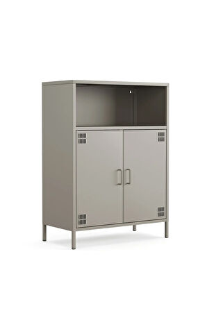 Pera Metal Dolap 2 Kapılı, Açık Raflı 80,50 X 40 X 109,50 Cm - 9 Renk Seçeneği Bulunmaktadır