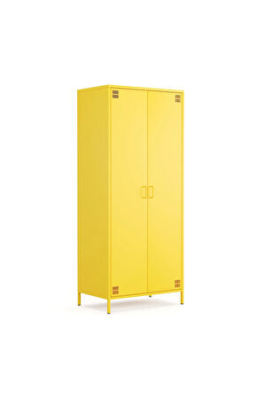 Pera Metal Elbise Dolabı, Soyunma Dolabı, İki Kapılı, 80,50 x 50 x 189,50 cm