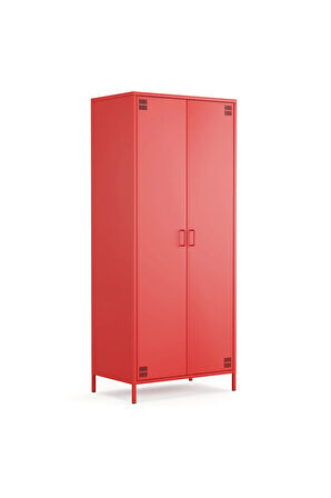 Pera Metal Elbise Dolabı, Soyunma Dolabı, İki Kapılı, 80,50 x 50 x 189,50 cm