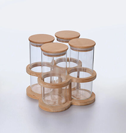 Denaro Home Rasetto Ahşap 4'lü Stand