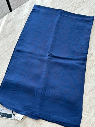 Noura Scarf Maria Diamond Şal Lacivert