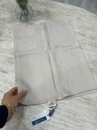 Noura Scarf Diamond Pamira Şal Kum Beji