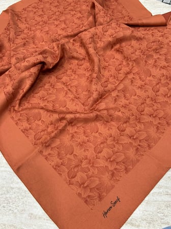Harem Scarf Gold Derin Eşarp Kiremit