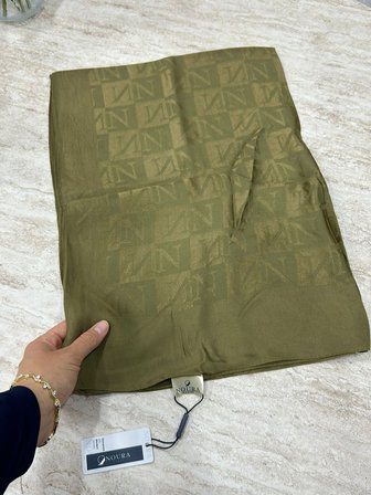 Noura Scarf Diamond Pamira Şal Oksit