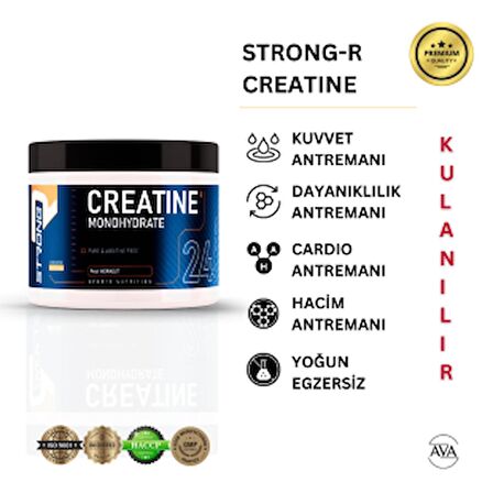 Creatine 120 gr 48 ölçek 24 servis 200 Mesh Katkısız Amino Asit Spor Kas Kütle Enerji Performans Güç