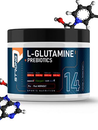 Prebiyotik L-Glutamine Saf 112 gr 14 Servis Sporcu Gıdası Bağırsak Sağlığı Amino Asit Protein Erkek