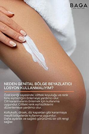 BAGA Dış Genital Bölge Beyazlatıcı Krem İntim Bakım Kremi 100 ML