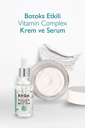 Botoks Etkili Nemlendirici Vitamin Complex Krem ve Serum