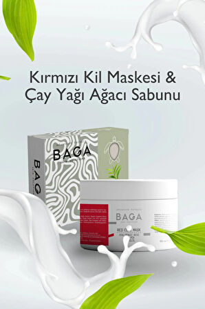 Baga Kırmızı Kil Maske & Çay Ağacı Sabun