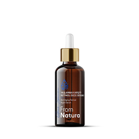 From Natura Yaşlanma Karşıtı Retinol Gece Serumu 30 ml