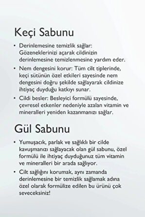 Baga Gül Sabun & Keçi Sabun Seti