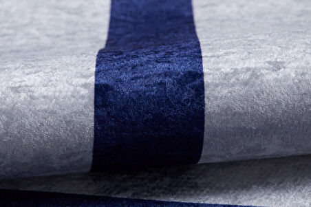  Kislovodsk Lacivert Çerçeveli Dijital Baskı Halı