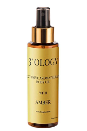 Aromaterapi Lüks Işıltı Katan Vücut Bakım Yağı Amber 150ml.