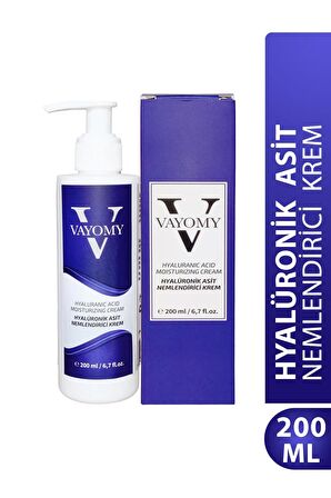 Vayomy Hyalüronik Asit Nemlendirici Krem Bakım Kremi 200mL