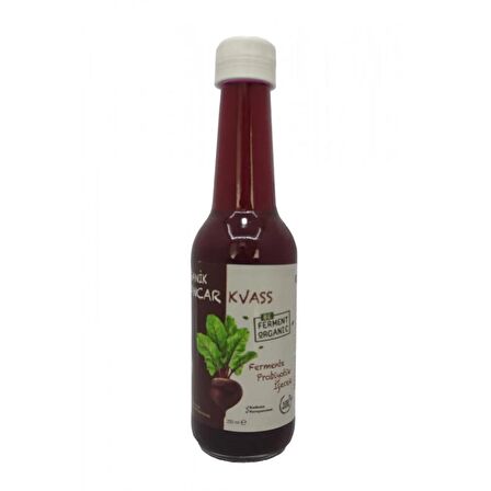 Organik Pancar Kvass Sade 250 ML * 3 Adet