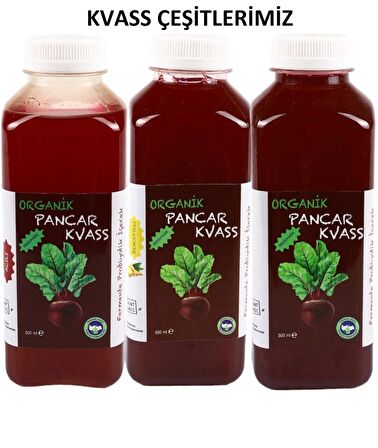 Organik Pancar Kvass Zencefilli * 3 Adet