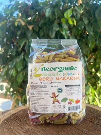 Beferment Organik  Artizan   Sebzeli Çocuk Boru Makarna 400 g