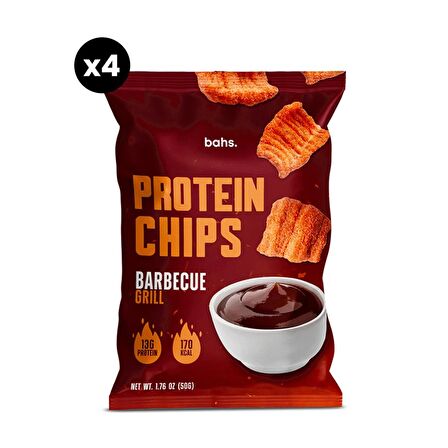 Protein Chips - Barbecue Grill - x4 Adet