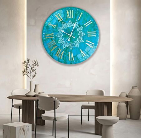 Vintage Cam Saat - 40 cm