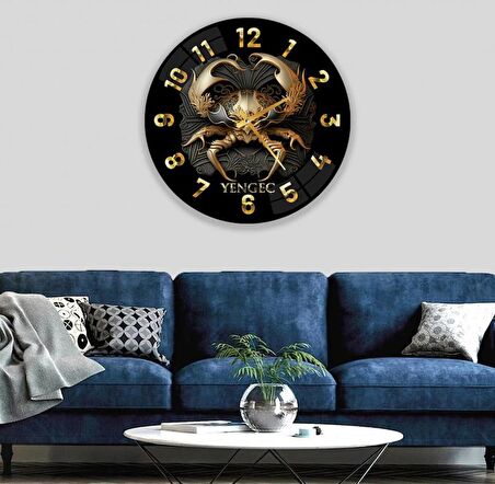 Yengeç Burcu Cam Saat - 40 cm