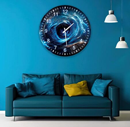 Girdap Cam Saat - 60 cm