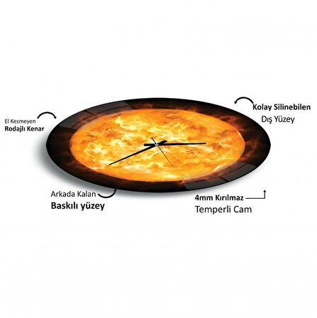 Güneş Cam Saat - 40 cm