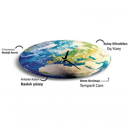 Dünya Cam Saat - 40 cm