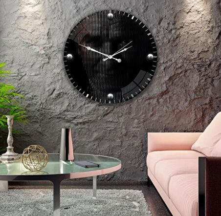 Atatürk Cam Saat - 40 cm