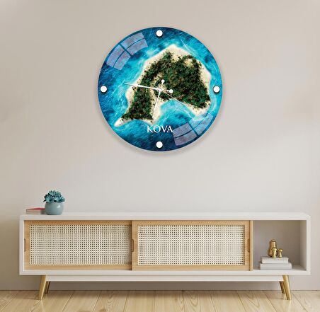 Kova Cam Saat - 40 cm