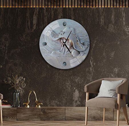 Heykel Cam Saat - 40 cm