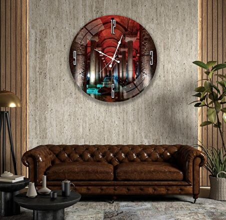 Yerebatan Sarnıcı Cam Saat - 40 cm