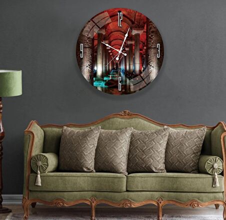 Yerebatan Sarnıcı Cam Saat - 40 cm