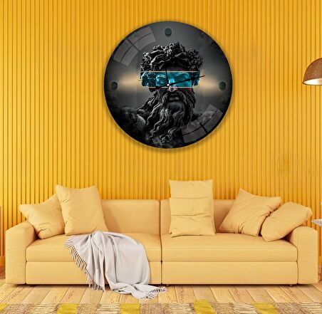 Heykel Cam Saat - 60 cm