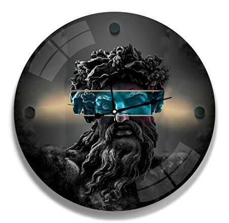 Heykel Cam Saat - 60 cm