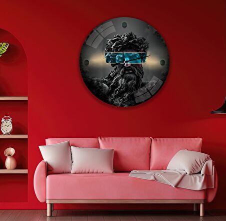 Heykel Cam Saat - 60 cm