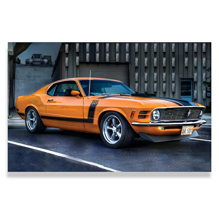 1969 Ford Mustang Kanvas Tablo