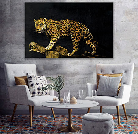 Leopar Kanvas Tablo