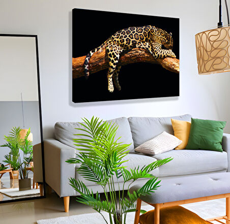 Leopar Kanvas Tablo