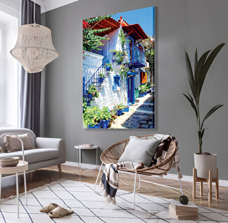 Muğla Evi Kanvas Tablo
