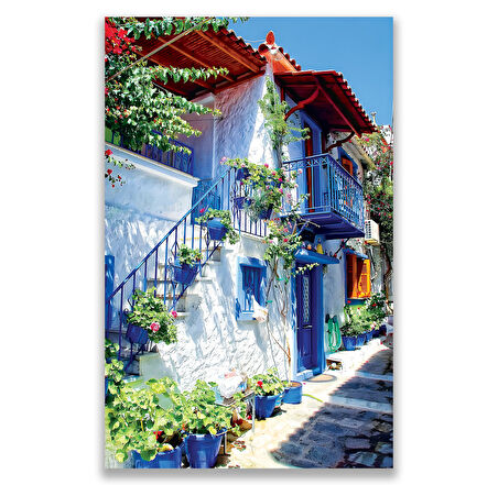 Muğla Evi Kanvas Tablo