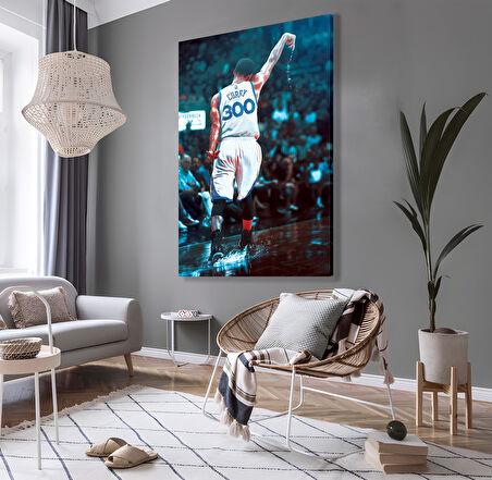 Stephen Curry Kanvas Tablo