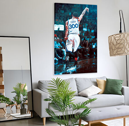 Stephen Curry Kanvas Tablo