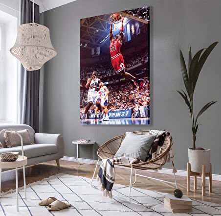 Michael Jordan Kanvas Tablo