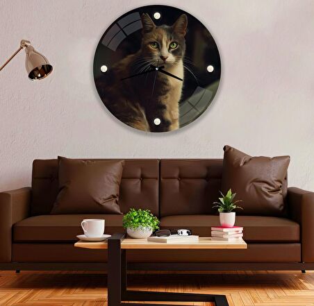 Kedi Cam Saat - 40 cm