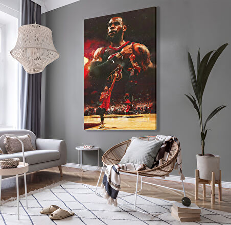 Lebron James Kanvas Tablo