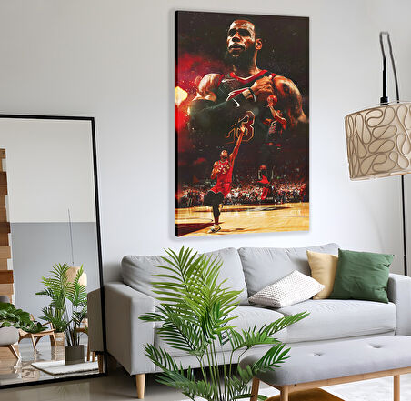 Lebron James Kanvas Tablo